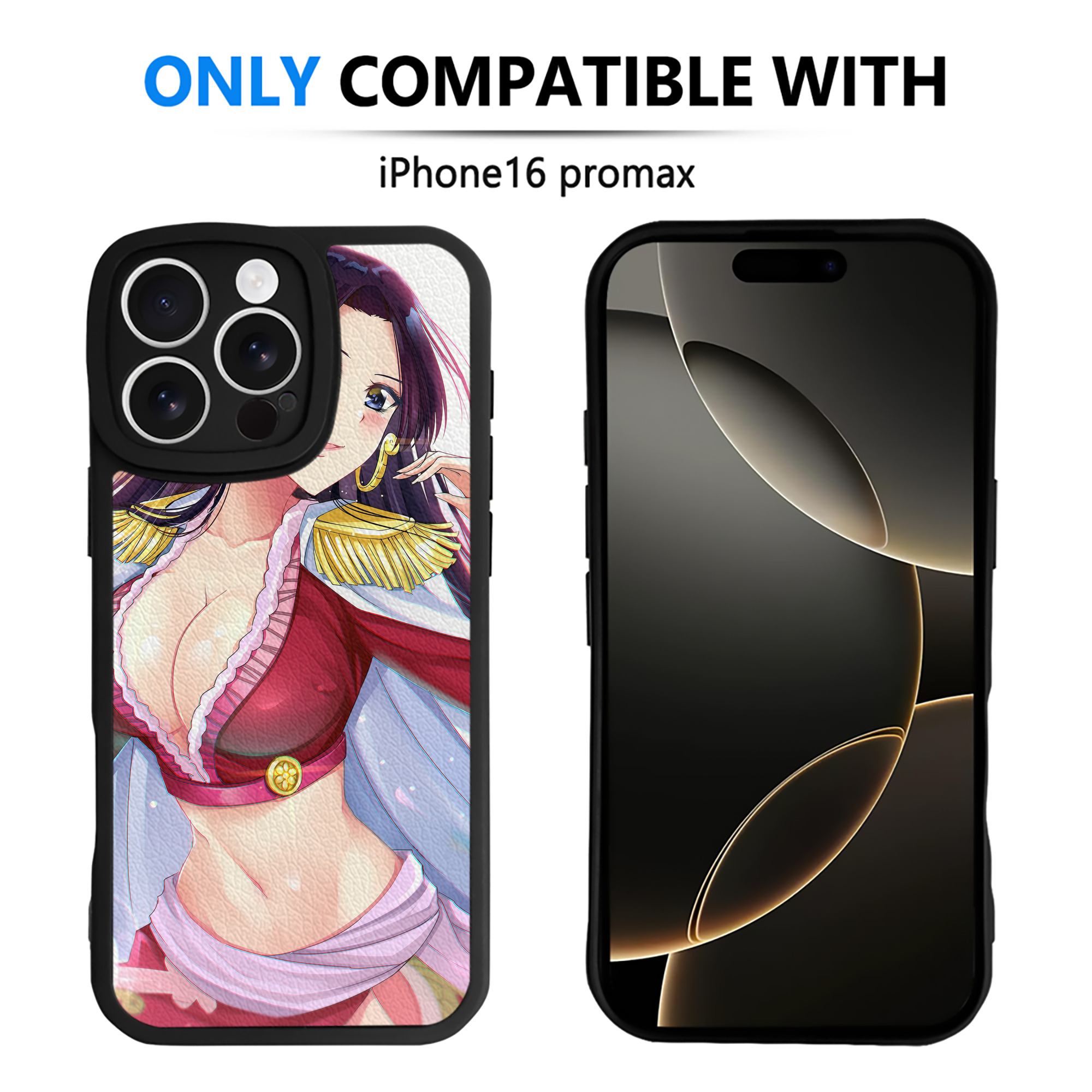 （画像用） ワンピース ONE PIECE 【iPhone 16シリーズ対応】シリコンスマホケース（レザー調） 材質：シリコン